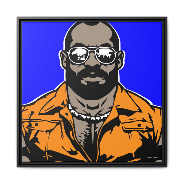 Shades 4, Giclee Print on Canvas, Framed (Multi-color)