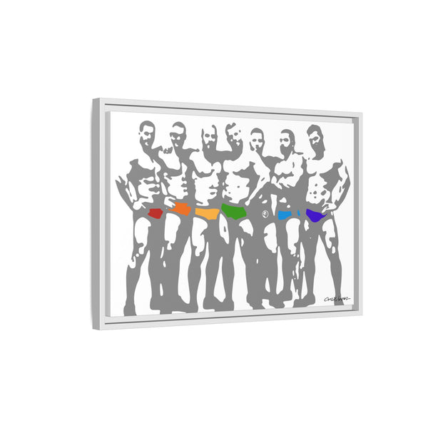 Your Colors, Matte Canvas, Framed (Illustration only)