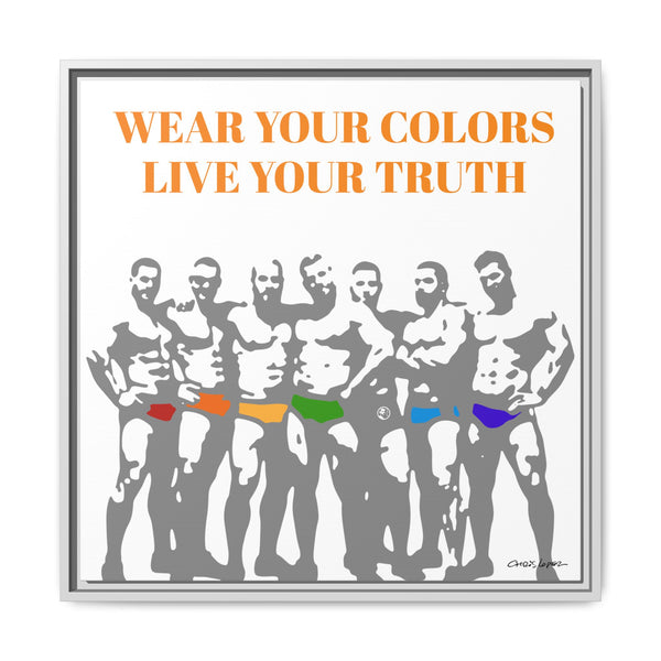 Your Colors, Giclee Print on Canvas, Framed (Multi-color)