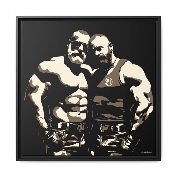 Couple 2, Giclee Print on Canvas, Framed (Multi-color)