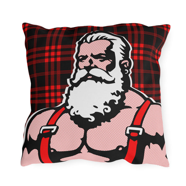 Santa 25 Outdoor Pillow