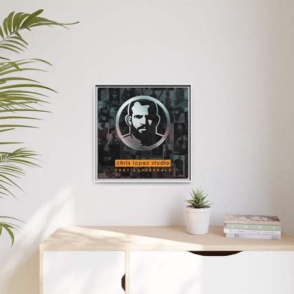 Icon Studio, Giclee Print on Matte Canvas, Framed