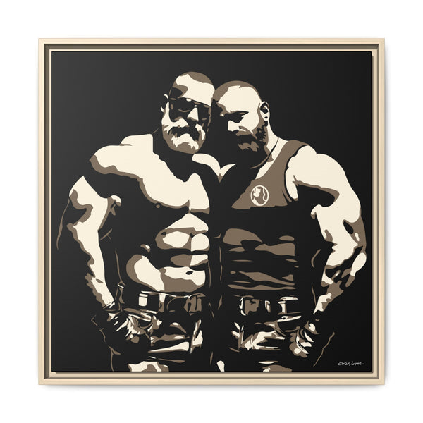 Couple 2, Giclee Print on Canvas, Framed (Multi-color)