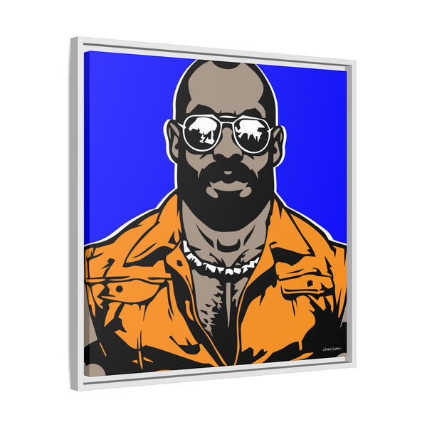 Shades 4, Giclee Print on Canvas, Framed (Multi-color)