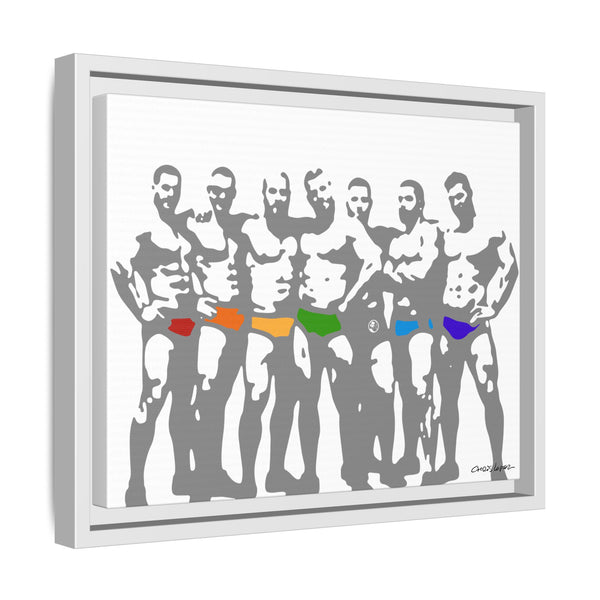 Your Colors, Matte Canvas, Framed (Illustration only)