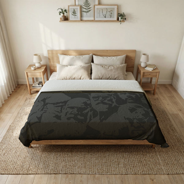 Daddies, Cotton Duvet Cover (Queen & King)