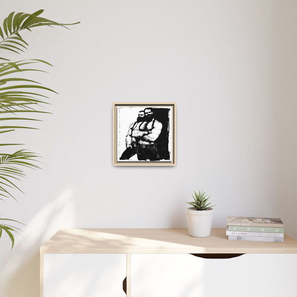 Tough Guys, Giclee Print on Canvas, Framed (Multi-color)