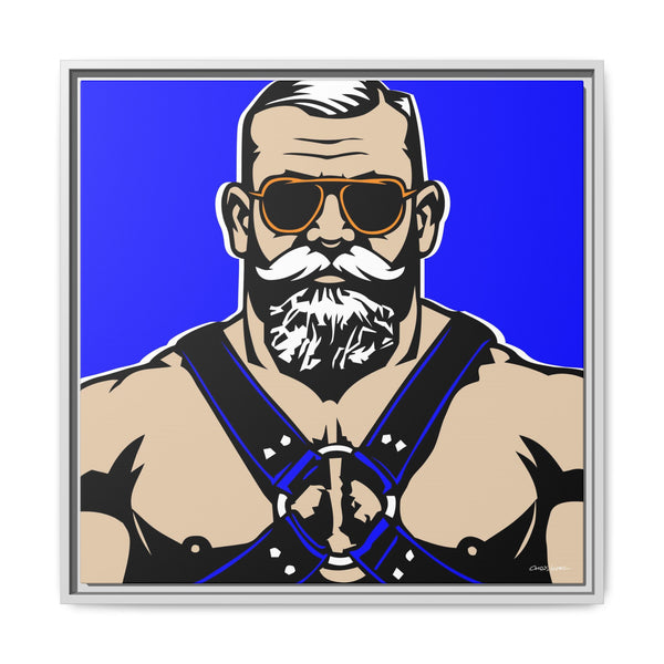 Shades 2, Giclee print on Canvas, Framed (Multi-color)