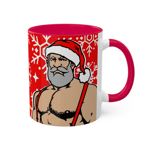 Santa 2023 Colorful Mugs, 11oz