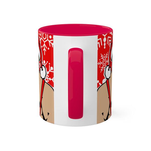 Santa 2023 Colorful Mugs, 11oz