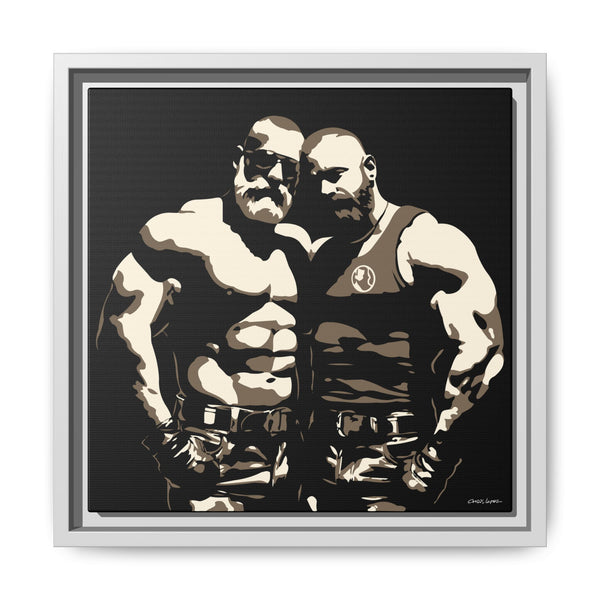 Couple 2, Giclee Print on Canvas, Framed (Multi-color)