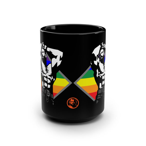 Shine (with Pride) Black Mug, 15oz