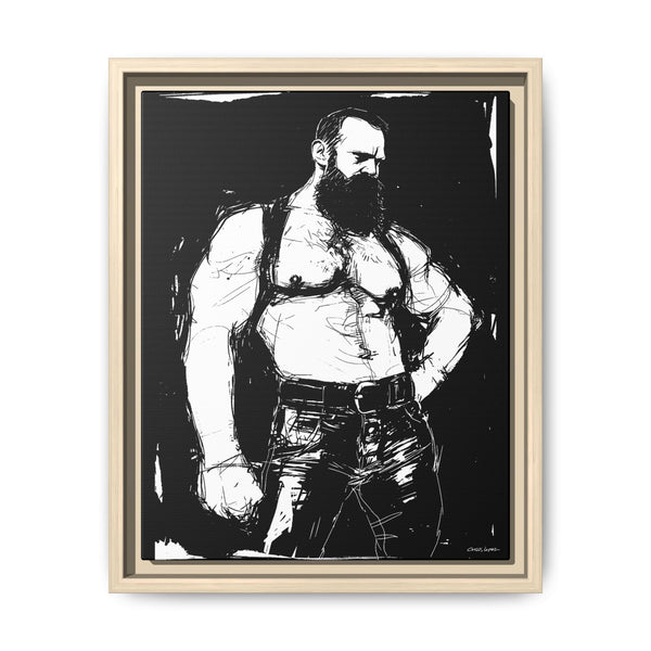 Tough Enough?, Giclee Print on Canvas, Framed (Multi-color)