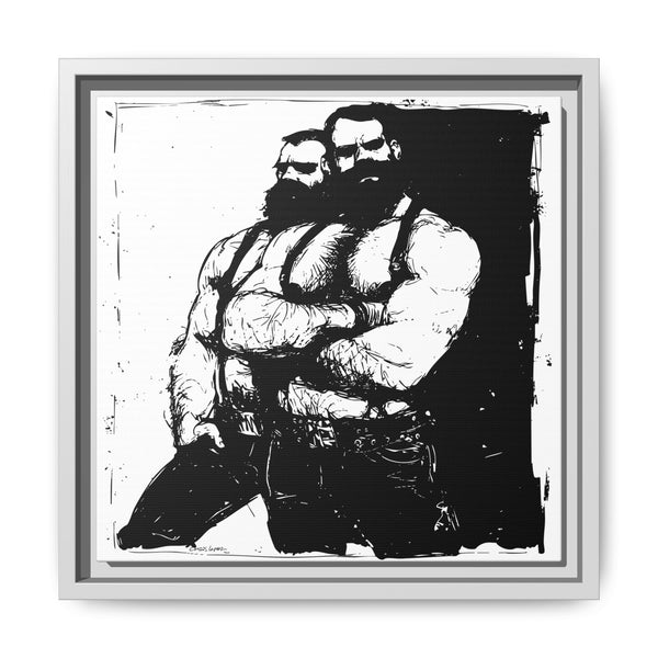 Tough Guys, Giclee Print on Canvas, Framed (Multi-color)