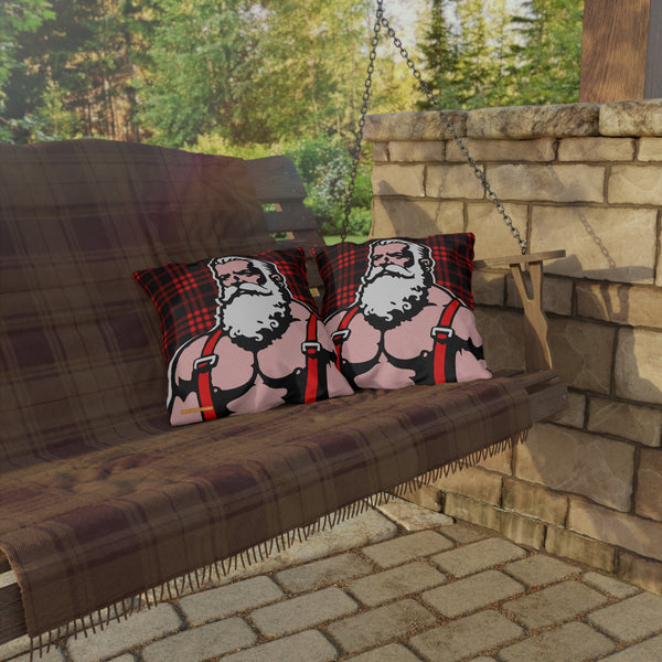 Santa 25 Outdoor Pillow