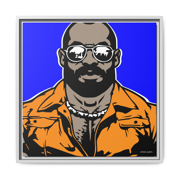 Shades 4, Giclee Print on Matte Canvas, Framed