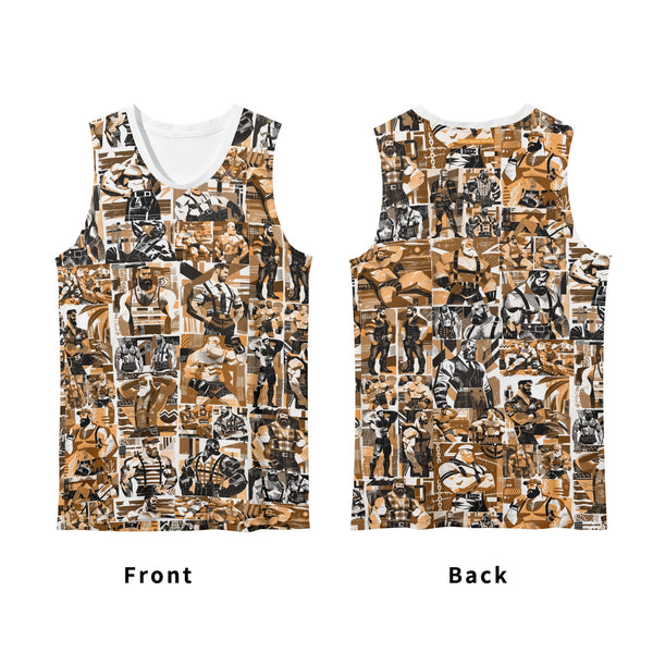 Mens Loose Fit Sleeveless Tank Top Muscle T-Shirt