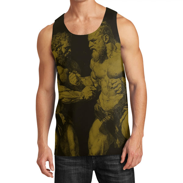 Fighters, All Over Printed Mesh Tank Top