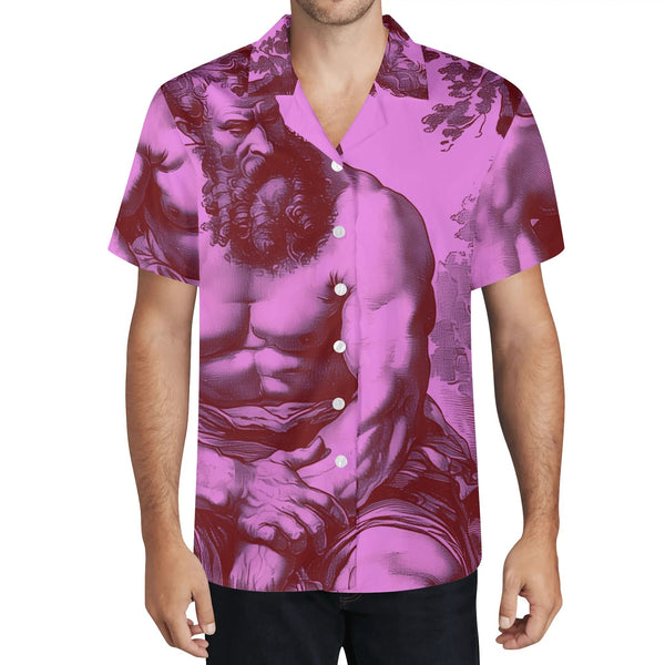 Lover, Mens All Over Print Casual Hawaiian Shirt