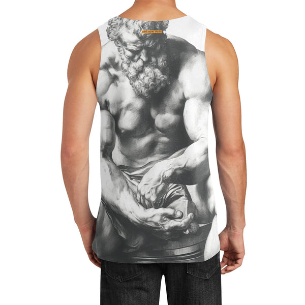 Philosophers, All Over Printed Mesh Tank Top