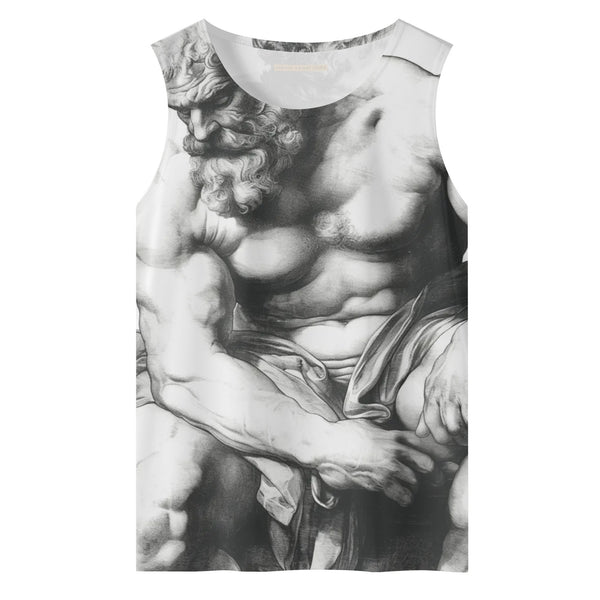 Philosophers, All Over Printed Mesh Tank Top