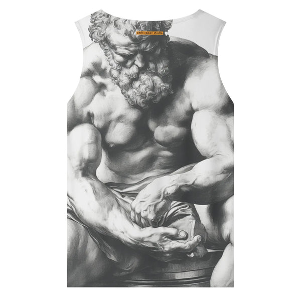 Philosophers, All Over Printed Mesh Tank Top