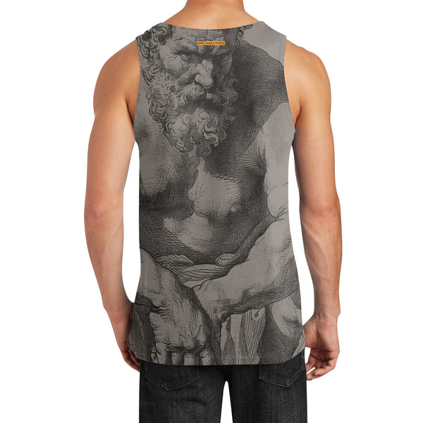 Master, All Over Printed mesh Tank Top