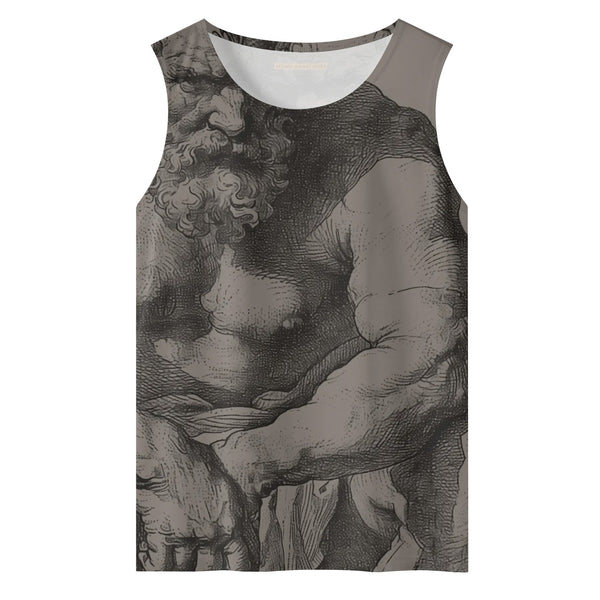 Master, All Over Printed mesh Tank Top