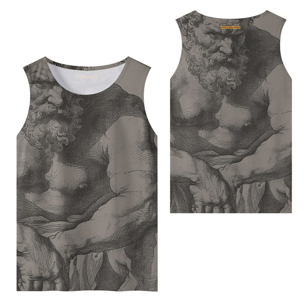 Master, All Over Printed mesh Tank Top