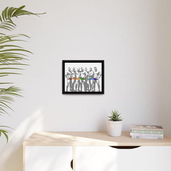 Your Colors, Matte Canvas, Framed (Illustration only)