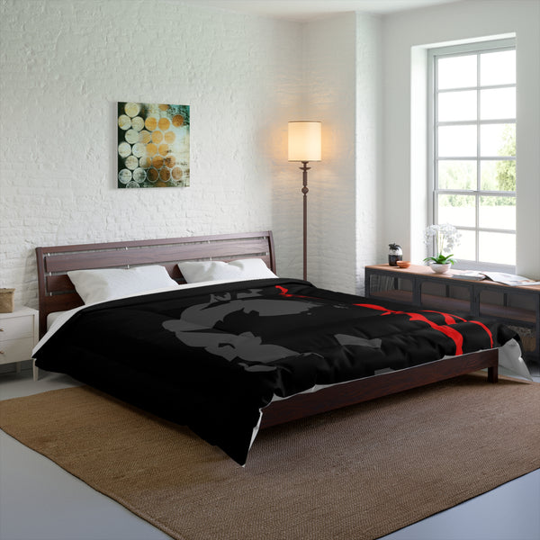 Red Dark Room Comforter