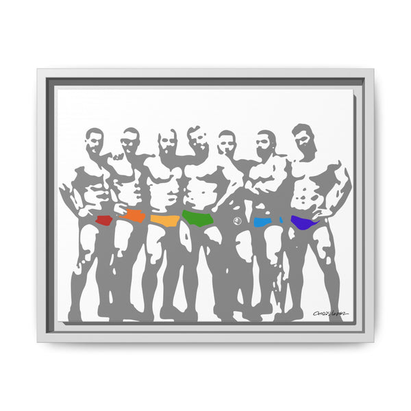Your Colors, Matte Canvas, Framed (Illustration only)