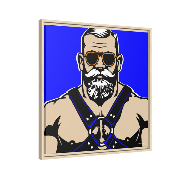 Shades 2, Giclee print on Canvas, Framed (Multi-color)