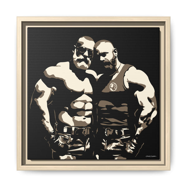 Couple 2, Giclee Print on Canvas, Framed (Multi-color)