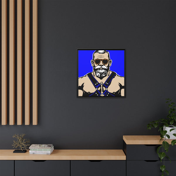 Shades 2, Giclee print on Canvas, Framed (Multi-color)