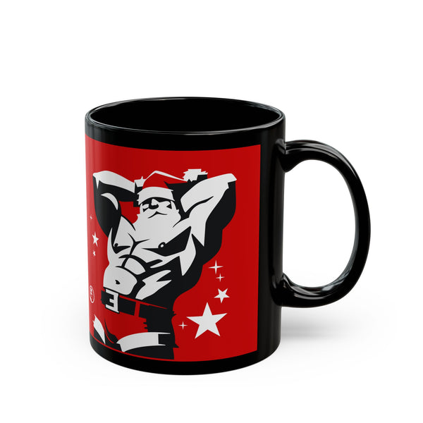 Santalicious Black Mug (11oz)