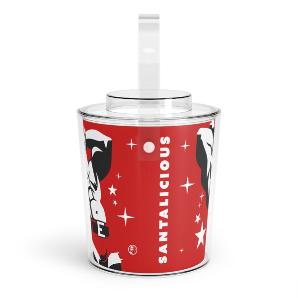 Santalicious Ice Bucket with Tongs