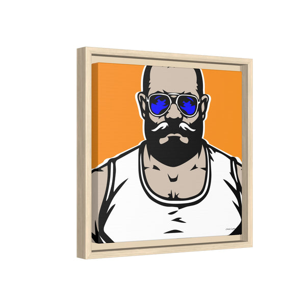 Shades 3, Giclee Print 0n Canvas, Framed (Multi-color)