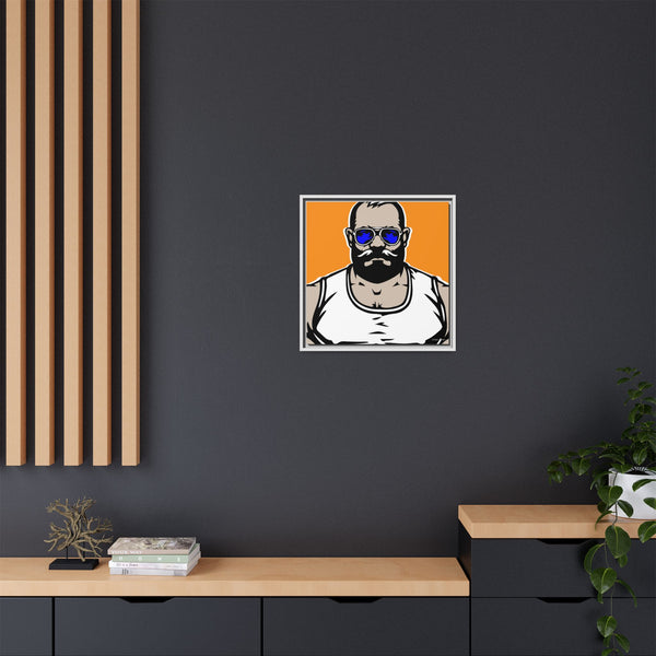 Shades 3, Giclee Print on Matte Canvas, Framed