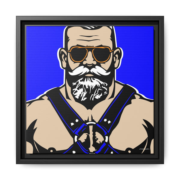 Shades 2, Giclee print on Canvas, Framed (Multi-color)