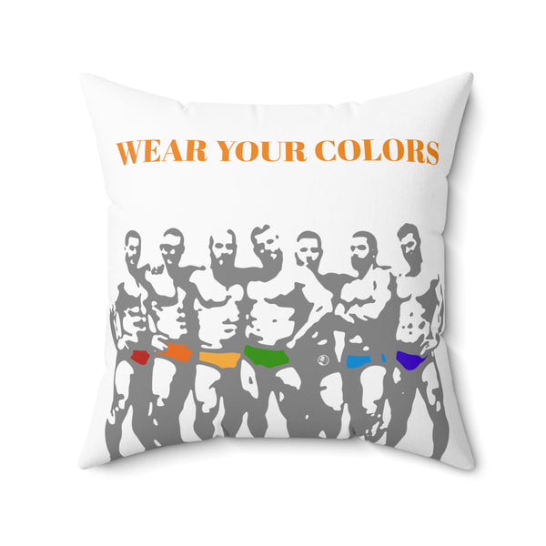 Your Colors, Spun Polyester Square Pillow