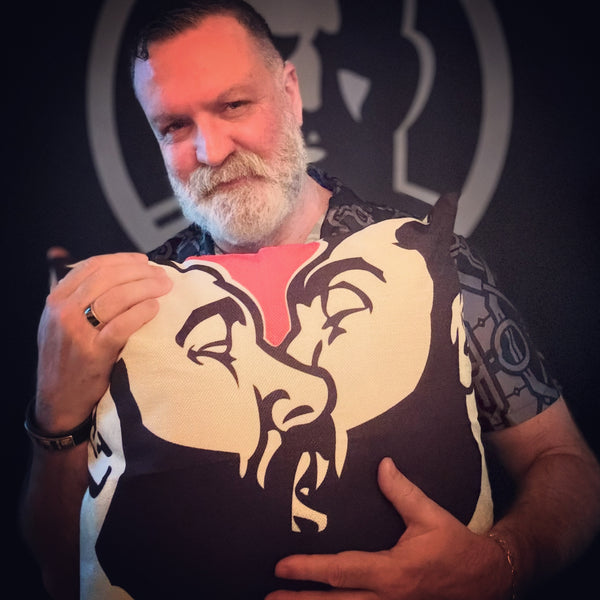 Biker, All-Over Printed Pillowcase