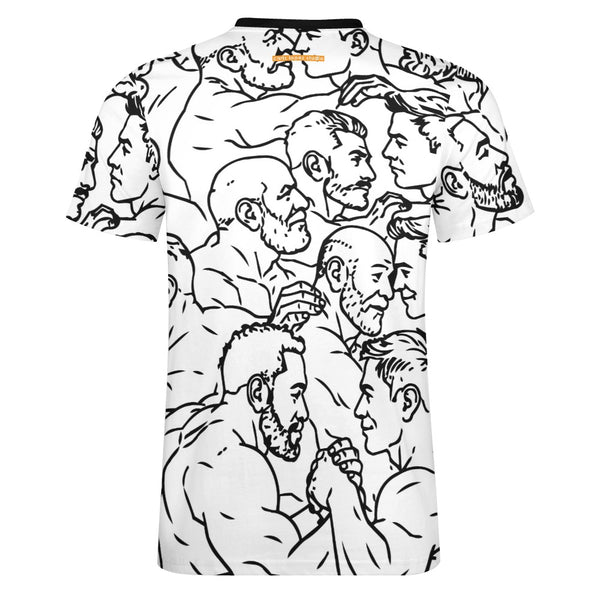Dads & Boys, All Over Printed Cotton T-shirt