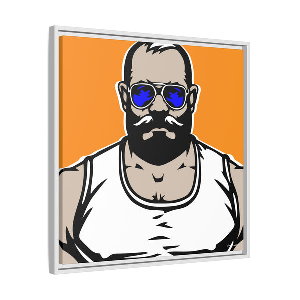 Shades 3, Giclee Print 0n Canvas, Framed (Multi-color)