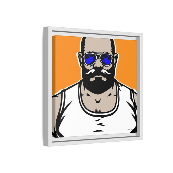 Shades 3, Giclee Print 0n Canvas, Framed (Multi-color)