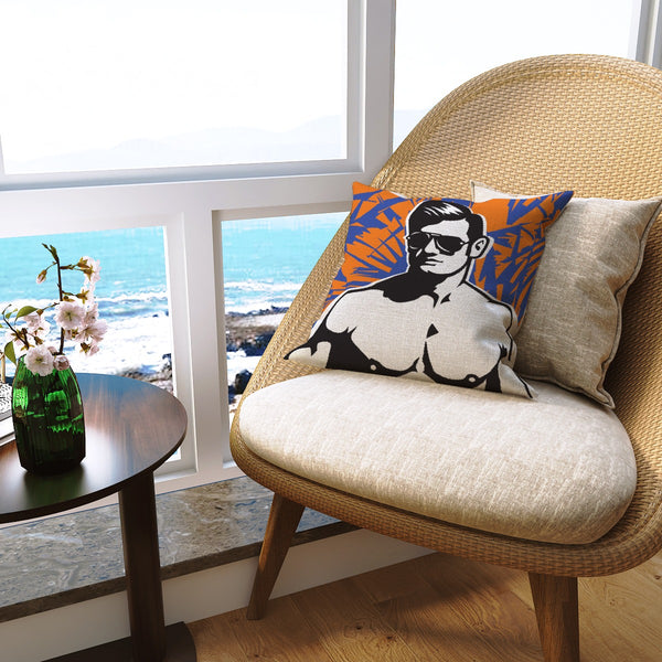 Beach Jock, All-Over Printed Pillowcase