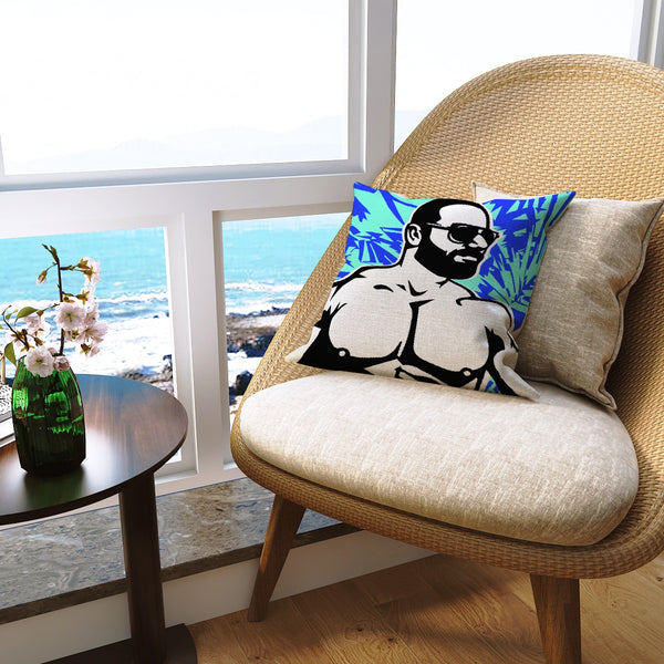 Beach Daddy, All-Over Printed Pillowcase