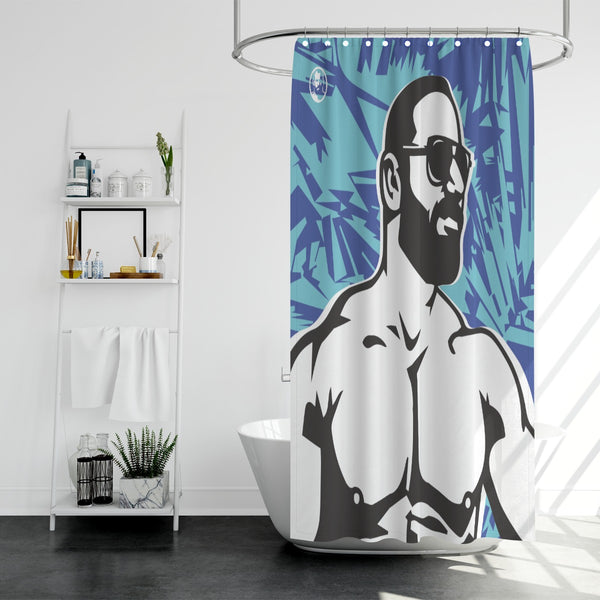 Beach Daddy Shower Curtain