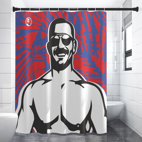 Beach Dude Shower Curtain