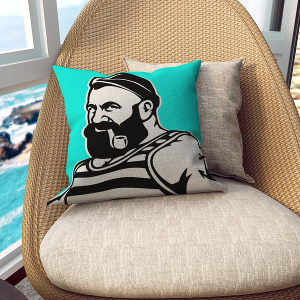 Sea Man, All-Over Printed Pillowcase